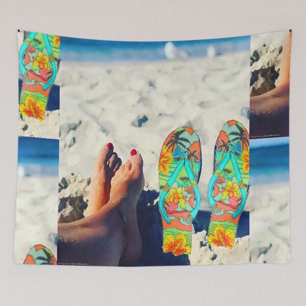 Item preview, espdzines don't forget your flip flops. designed and sold by EspDzines.