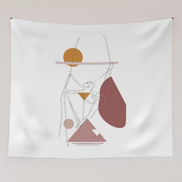 Item preview, Aerial Silks Line Art designed and sold by Aurora Gritti.