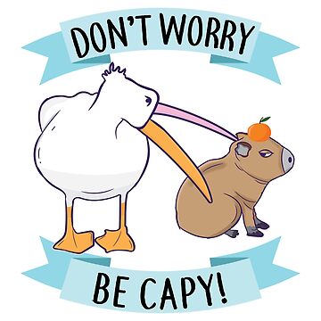 Don't Worry, Be Capy. Capaybara Unbothered Funny  Cap for Sale by