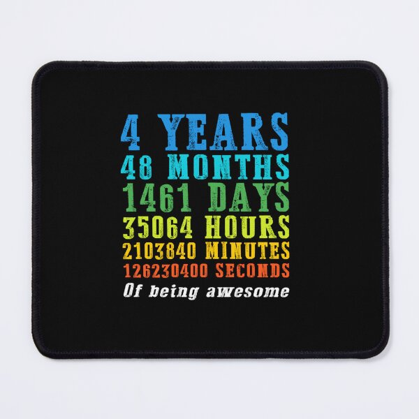 Item preview, 4TH BIRTHDAY COUNTDOWN 4 YEARS OLD 48 MONTHS BDAY PARTY designed and sold by sobriowslen.