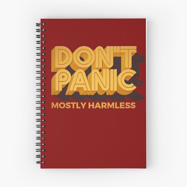 Item preview, DON'T PANIC - Mostly Hamless designed and sold by Malupali.