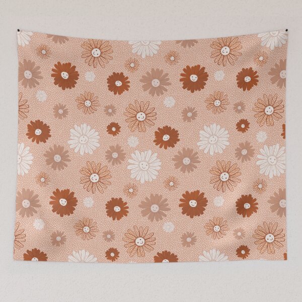 Item preview, Cute retro style - Happy smiley face print pattern designed and sold by RSDigitalPrintDesign.