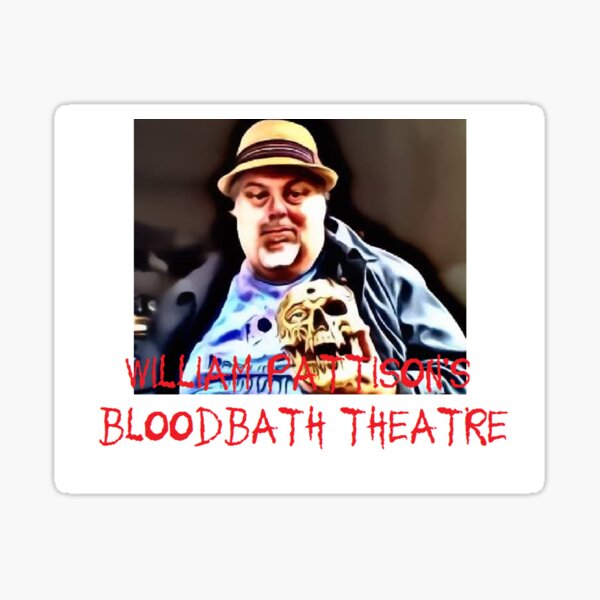 William and John and Bloodbath Logo Sticker