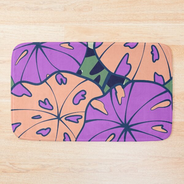 Item preview, Bright Pink Philodendron Tropical Leaves Pattern designed and sold by GraphicsClub.