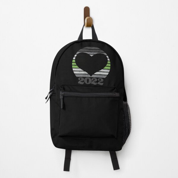 Item preview, 2022 Agender Gendervoid Pride Flag Inspired Retro Sunset with heart silhouette designed and sold by MunsyArt.