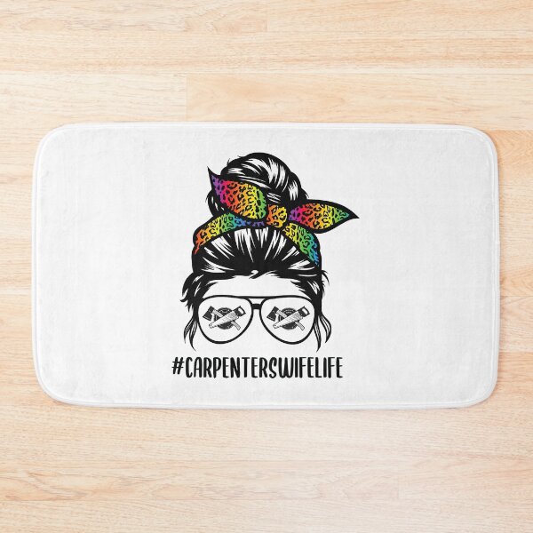 Item preview, Carpenters Wife Life Messy Bun Hair Woodworking designed and sold by nwaja-art.