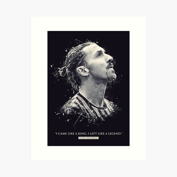 ZLATAN IBRAHIMOVIC AC MILAN t-shirt Poster for Sale by Dario Formisani