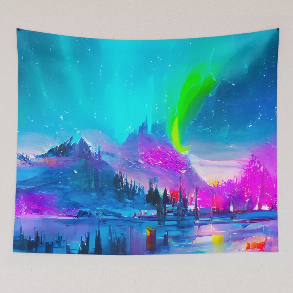 Item preview, Northern Lights Art designed and sold by Go Logo Designs.