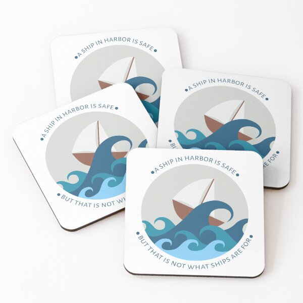 Item preview, A ship in harbor is safe designed and sold by ann-rae.