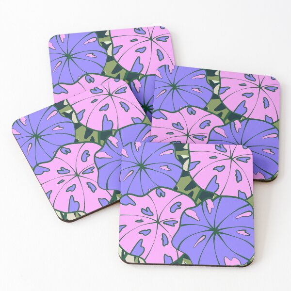 Item preview, Violet Philodendron Tropical Leaves Pattern designed and sold by GraphicsClub.