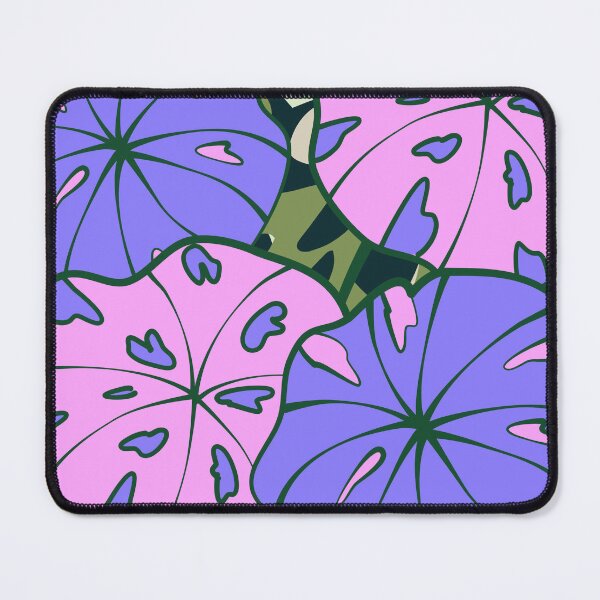Item preview, Violet Philodendron Tropical Leaves Pattern designed and sold by GraphicsClub.