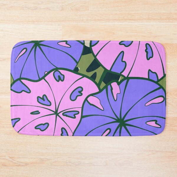 Item preview, Violet Philodendron Tropical Leaves Pattern designed and sold by GraphicsClub.