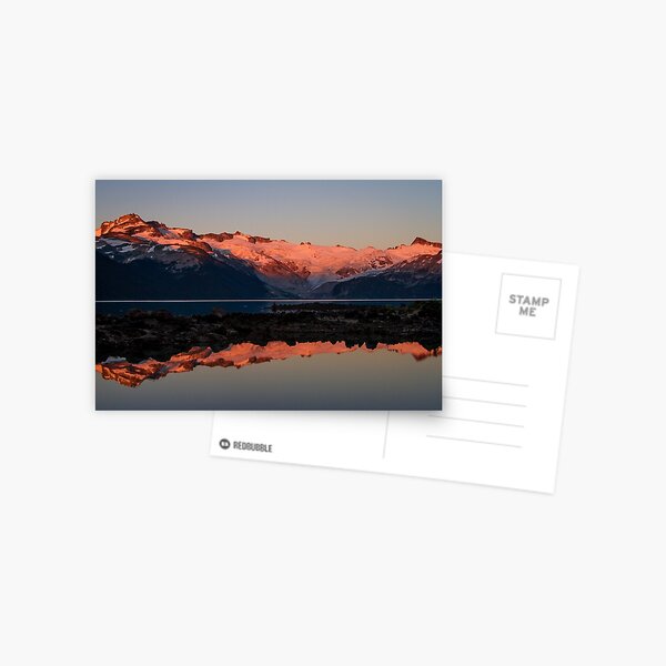 Sunset Over Lake Garibaldi and the Mountains Postcard
