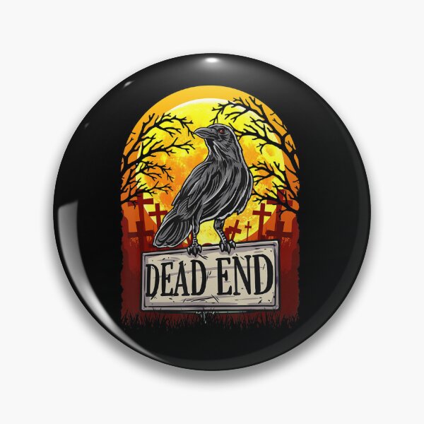 Item preview, Dead End Goth Crow Graveyard Spooky Gothic Cemetary Death designed and sold by edensmr.