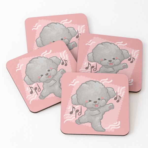 Item preview, Poodle Dog Happy Dancing designed and sold by Khotekmei.