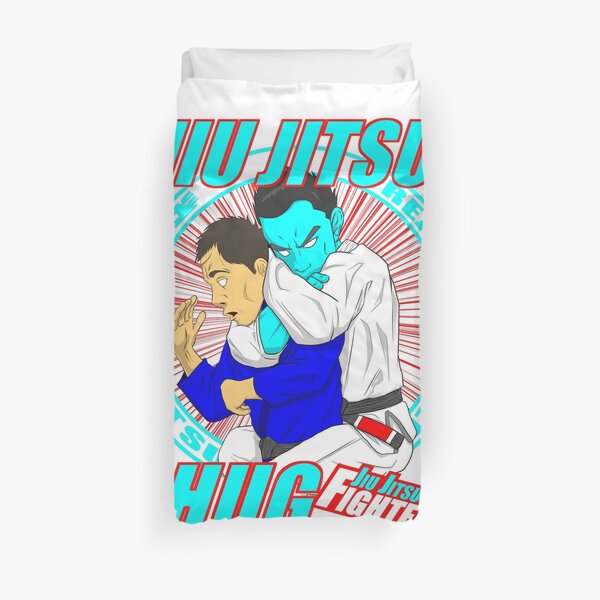 Jiu Jitsu Hug BJJ T Shirt Duvet Cover