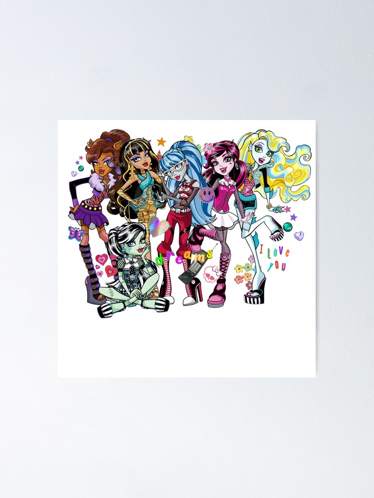 REEL DRAMA MONSTER HIGH Poster by ARTRAVESHOP
