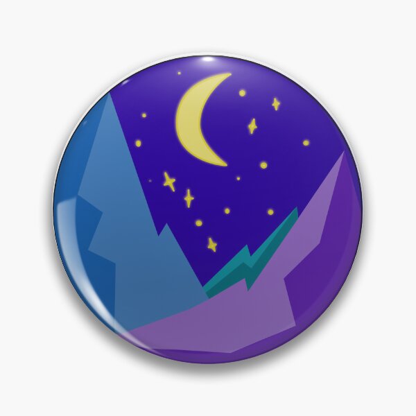 Item preview, Moonlit mountains designed and sold by RandiMullins.