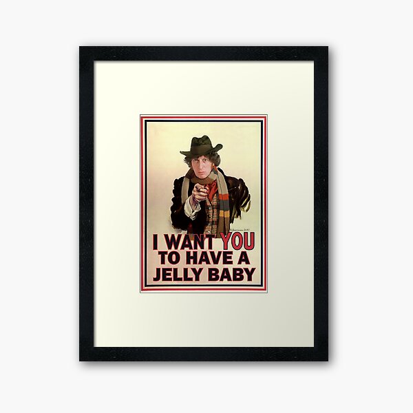 I want you to have a jelly baby Framed Art Print