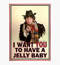 I want you to have a jelly baby Photographic Print