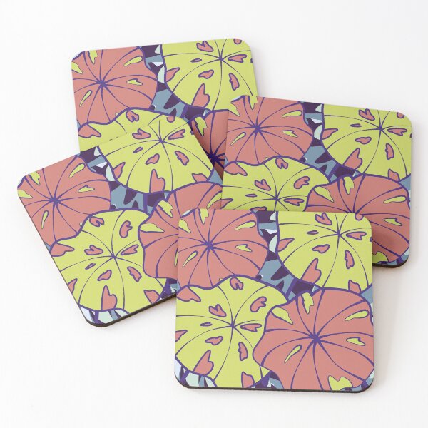 Item preview, Orange Philodendron Tropical Leaves Pattern designed and sold by GraphicsClub.
