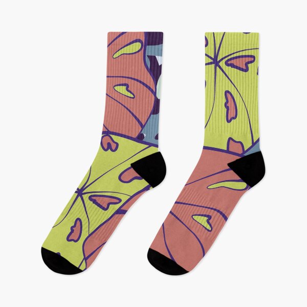 Item preview, Orange Philodendron Tropical Leaves Pattern designed and sold by GraphicsClub.
