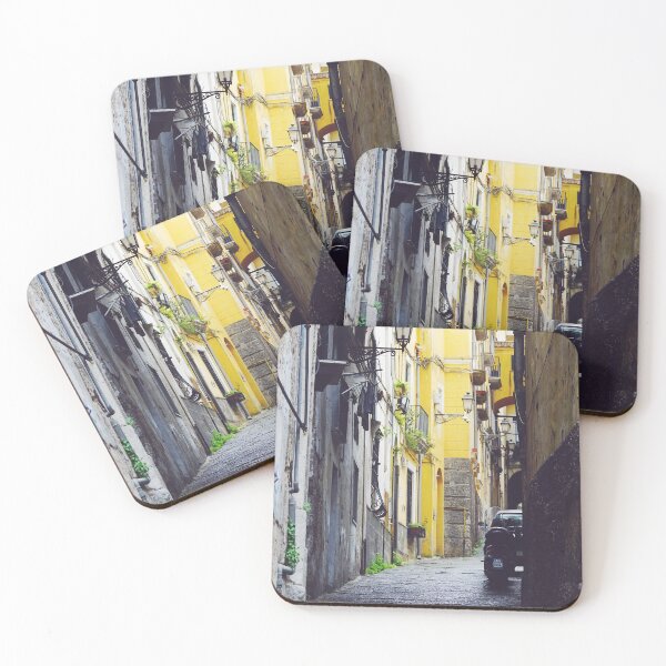 Item preview, Narrow Street in Old Town of Salerno, Italy designed and sold by CarolinaReina.