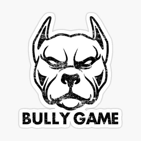 "American Bully Game" Sticker for Sale by glendasalgado Redbubble