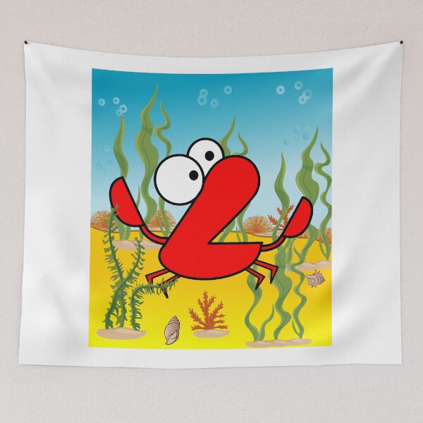 Item preview, Crab Essential T-Shirt || Red Crab T-Shirt and sticker designed and sold by Billium Halder.