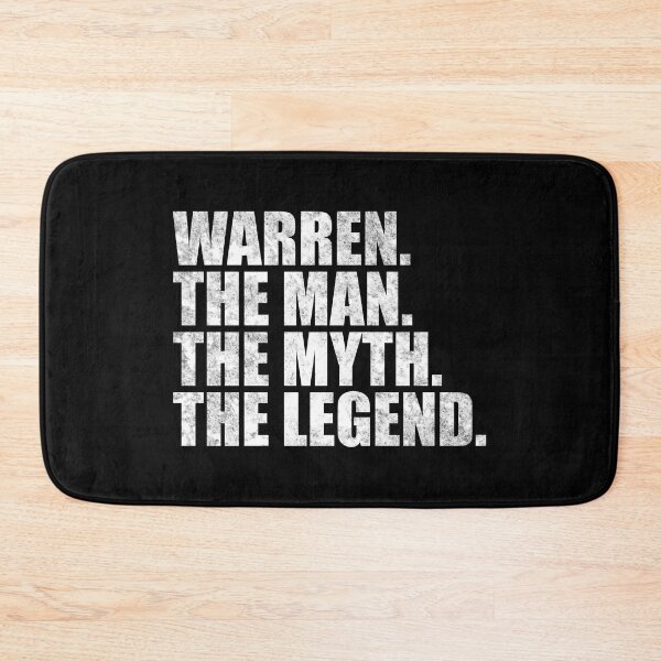Item preview, Warren Name Warren The Man The Myth The legend designed and sold by Teelogic.
