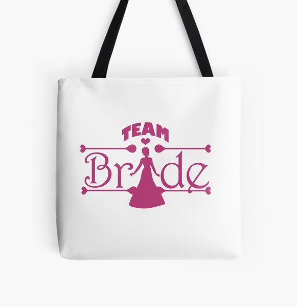 team bride tote bolsas
