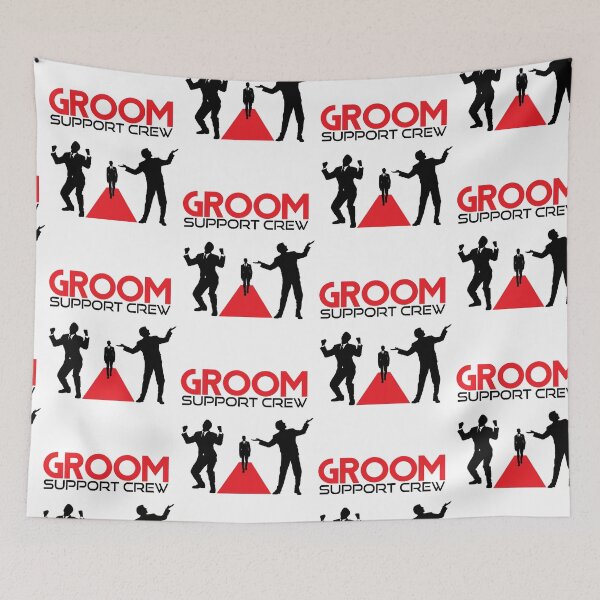 Item preview, Groom Support Crew designed and sold by nektarinchen.