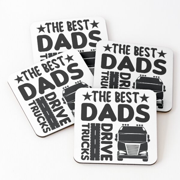 Item preview, The Best  Dads Drive Trucks designed and sold by BLKHAS.