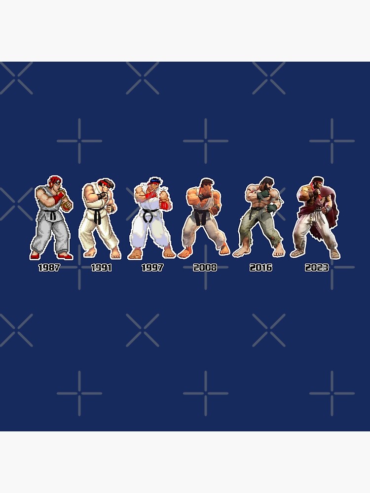 Street Fighter II Characters Evolution 