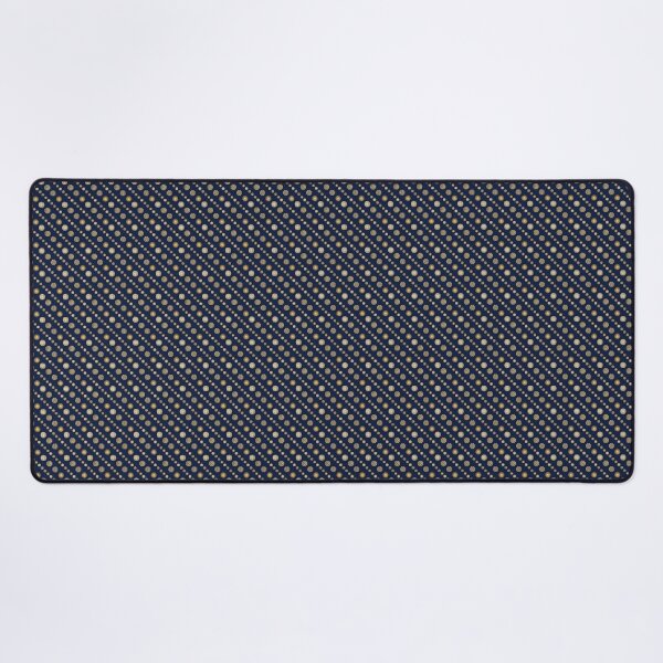 Pattern with vintage graphics of marine creatures Desk Mat