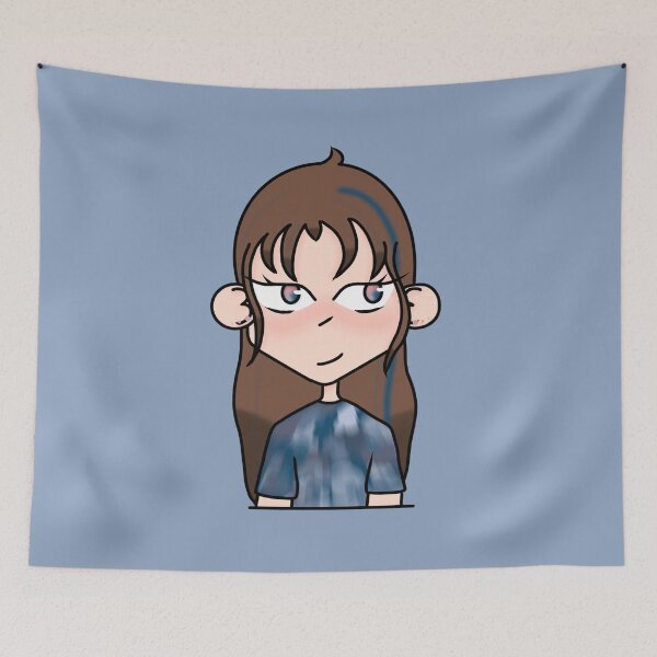 Item preview, Serene Blue-Gaze Girl designed and sold by DonneeCreations.