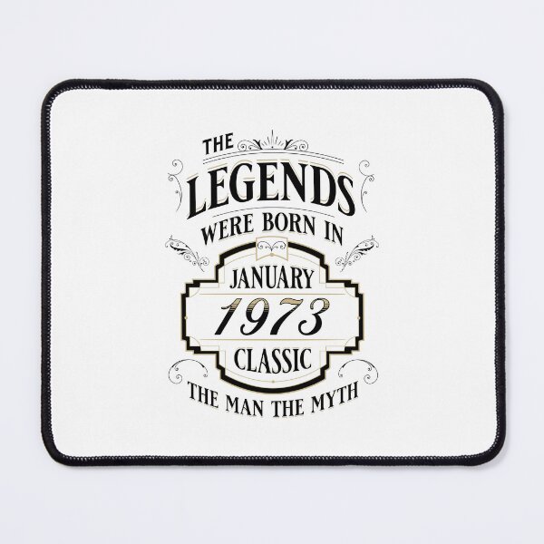 Item preview, Legends Were Born In January 1973 Birthday Quotes For Men Women Vintage designed and sold by JooArtPrints ★★★★★.