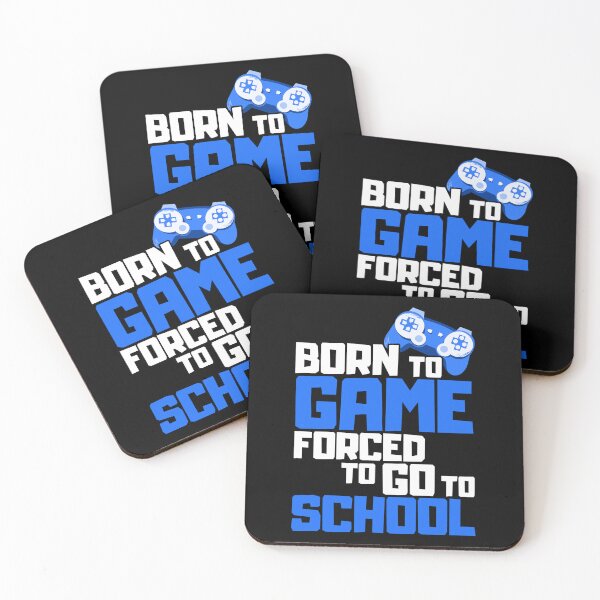 Item preview, Born To Game Forced To Go To School designed and sold by FNStuff.