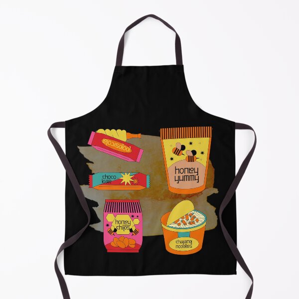Aperçu de l'œuvre Snacks coréens Noix au beurre de miel, chips au beurre de miel, glace au cola, nouilles Chajang, barre de chocolat créée et vendue par Keffy.