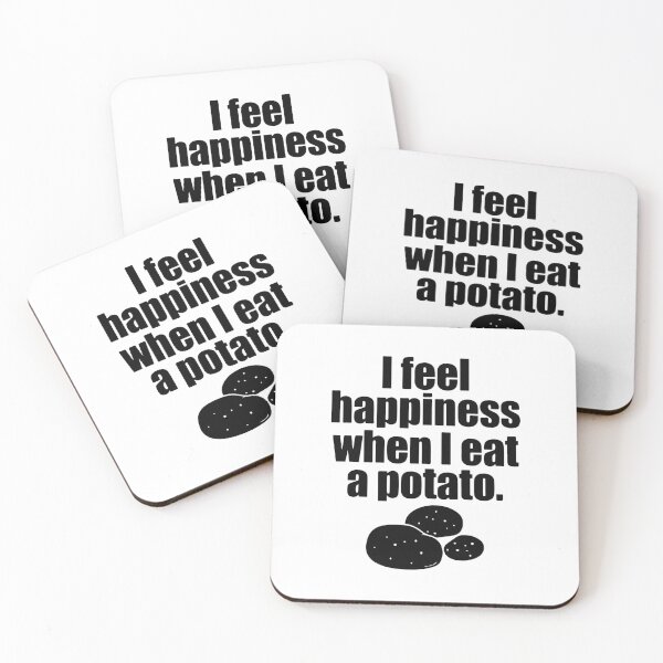 Item preview, I Feel Happiness When I Eat A Potato designed and sold by DavinaStore.