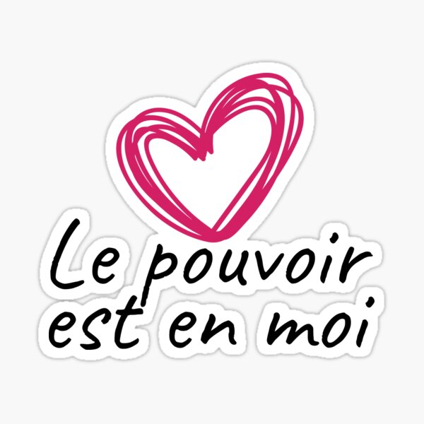 The power is in me Sticker