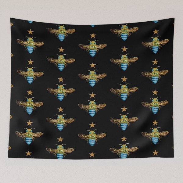Item preview, Ukraine Bee: Peace in Ukraine designed and sold by ixia.