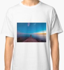 Sunset at the sea, Trieste Classic T-Shirt