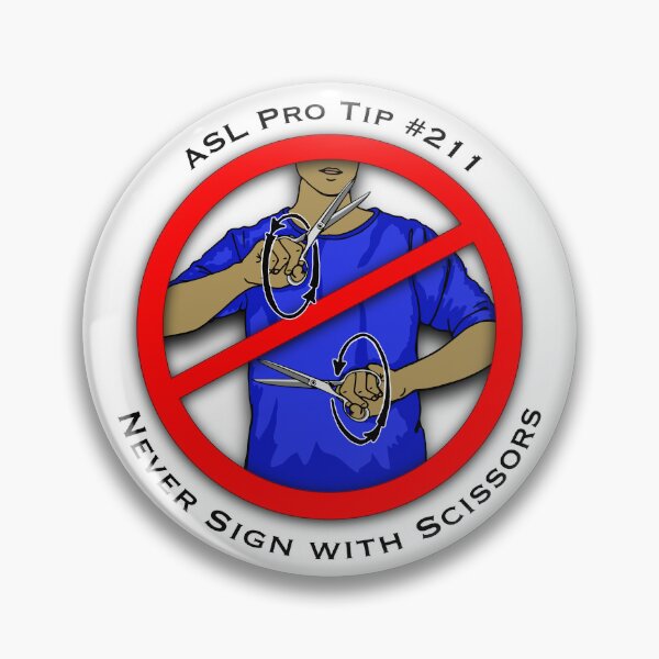 Item preview, Never Sign with Scissors designed and sold by CarynKeller.