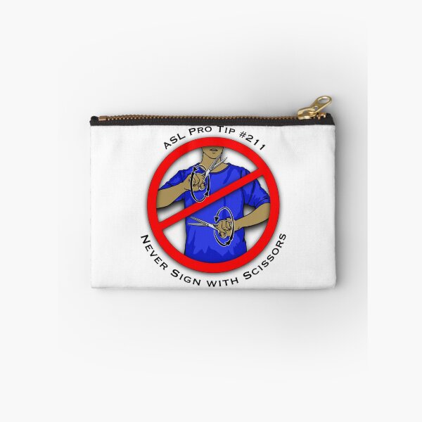 Item preview, Never Sign with Scissors designed and sold by CarynKeller.