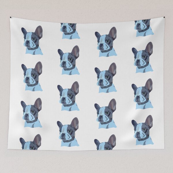 Item preview, Frenchie Portrait Digital illustration designed and sold by Harleqindesign.