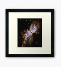 Butterfly, Nebula, HUBBLE, NASA, Telescope, Astronomy, Cosmos, Cosmic, Star cluster, Framed Print