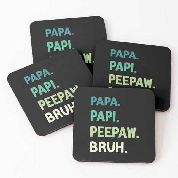 Item preview,  Papa Papi Peepaw Bruh Funny Father designed and sold by medbdj.