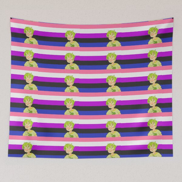 Item preview, VOCALOID Gachapoid Genderfluid Flag  designed and sold by Holli Anderson.