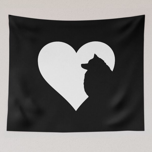 Item preview, The Heart of the Japanese Spitz Dog Lover designed and sold by More Cute Dogs.